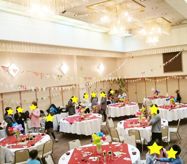 卒業を祝う会♡会場装飾・飾り付けの担当になりました♪東京品川DECOクレイクラフト・デコパージュ教室