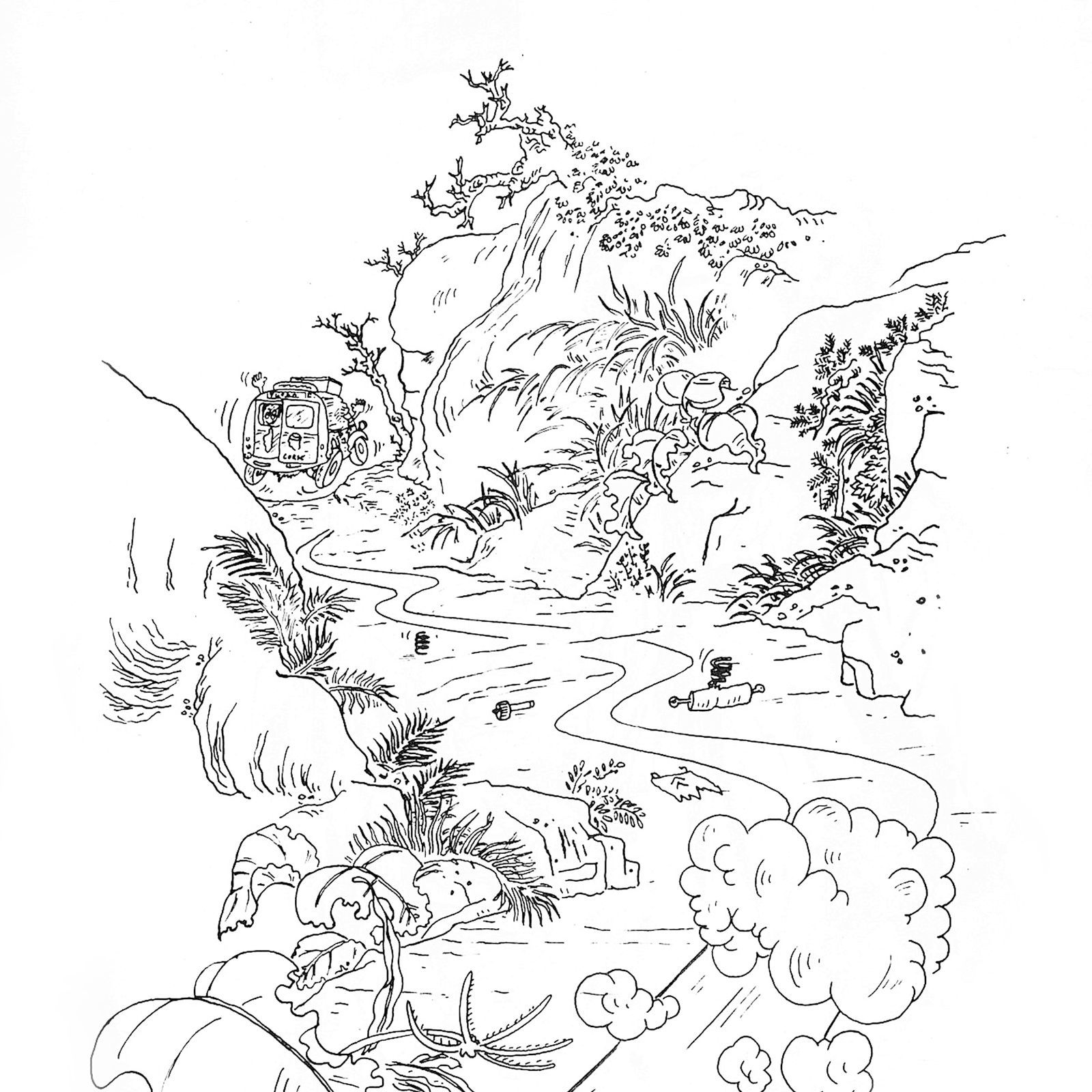 バンコクから香港経由で日本へ 連載：マーク・パンサーの父、2CVフルゴネットで世界一周の旅 最終回GQ JAPAN