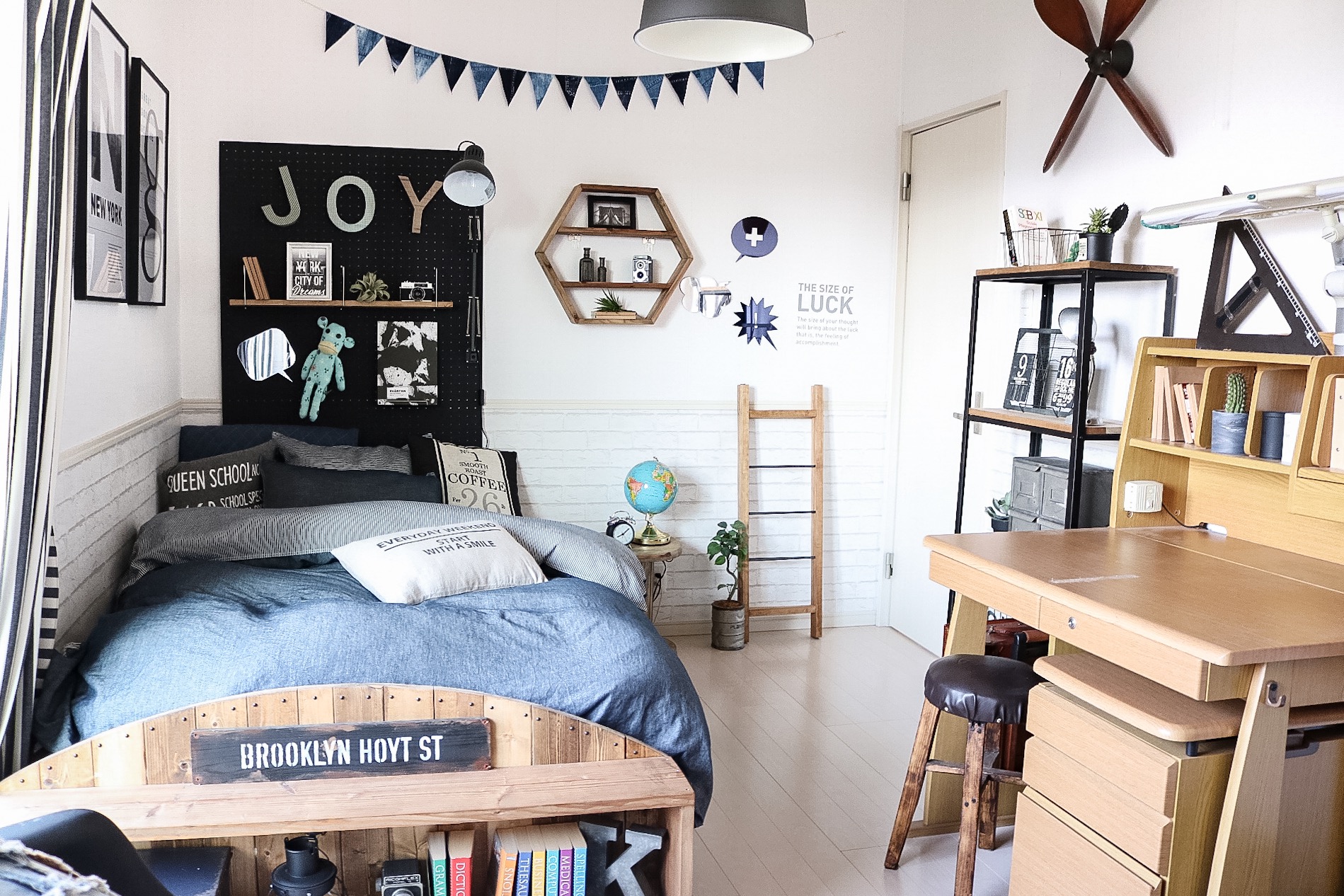 小中学生男子の勉強に集中できる＆おしゃれな部屋の実例紹介！COVEARTH MAGAZINE