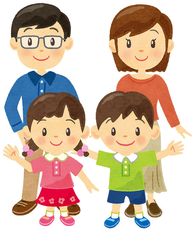 家族旅行 02の無料イラストフリーイラスト素材集 ジャパクリップ