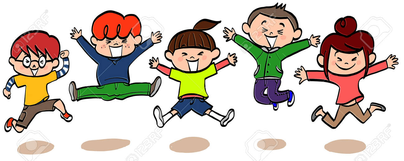 背景元気な子どものイラスト素材・ベクター Image 50336219