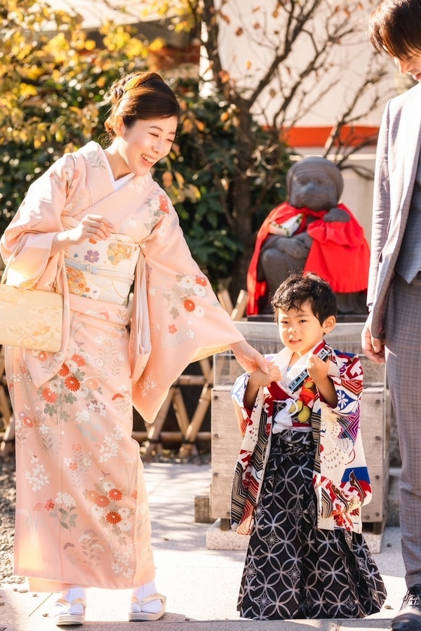 七五三パパ・ママ着物 フォトスタジオ・写真館はらかんスタジオ
