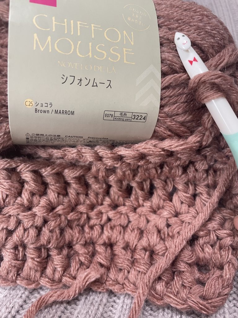 キッズ 編み物 キット 通し口つき1玉マフラー N-1801 編み図付き 棒針編み マフラー キッズ 手作りキット ハマナカ 手芸の山久手芸の山久