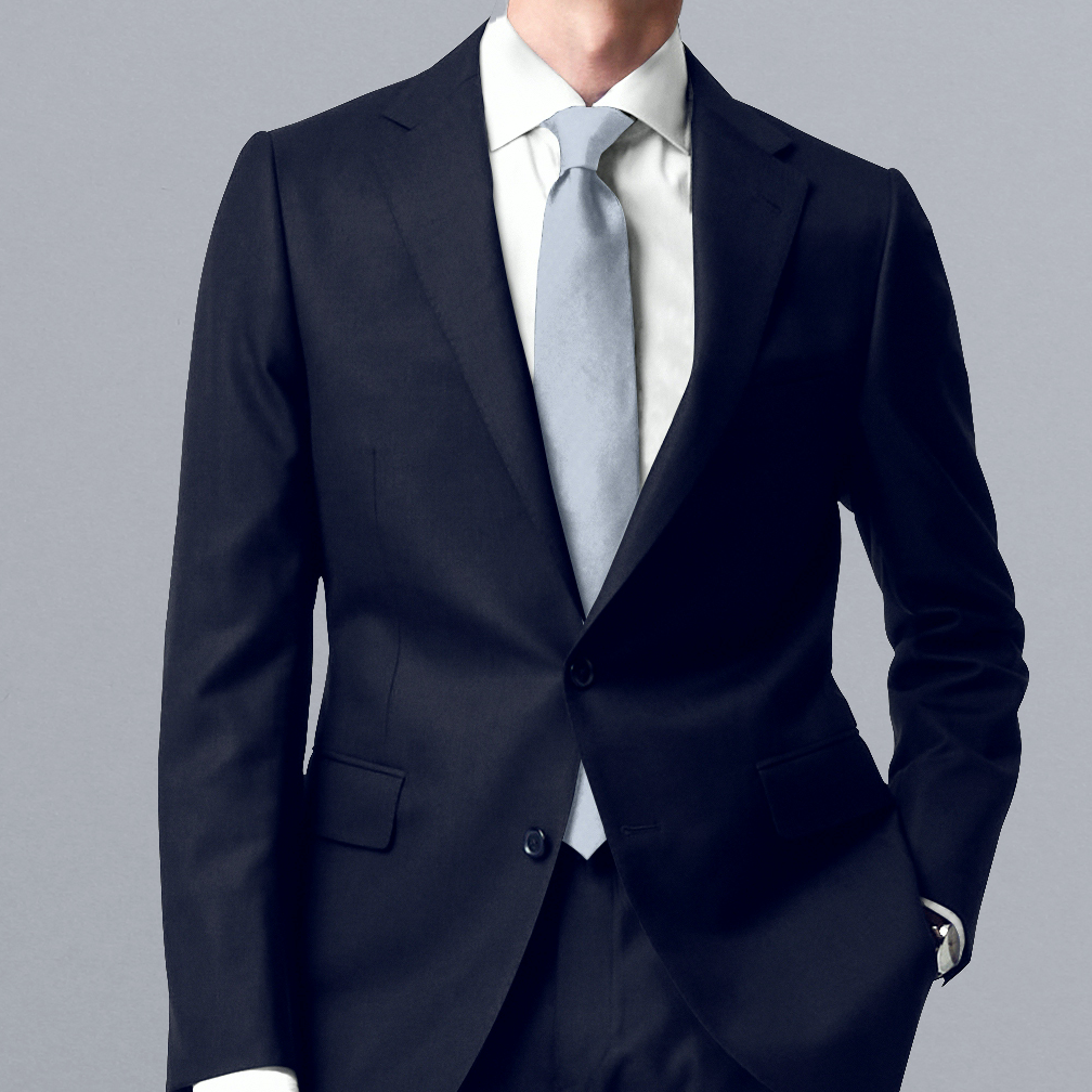 ELLE en noir チェックシャツ×蝶ネクタイネイビースーツセット130cmをレンタル - 結婚式 パーティーのドレスレンタルはおしゃれコンシャス