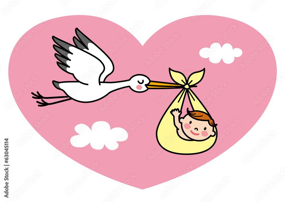 コウノトリ無料テンプレートデザイン。イラストや画像付きも豊富 - Canva キャンバ