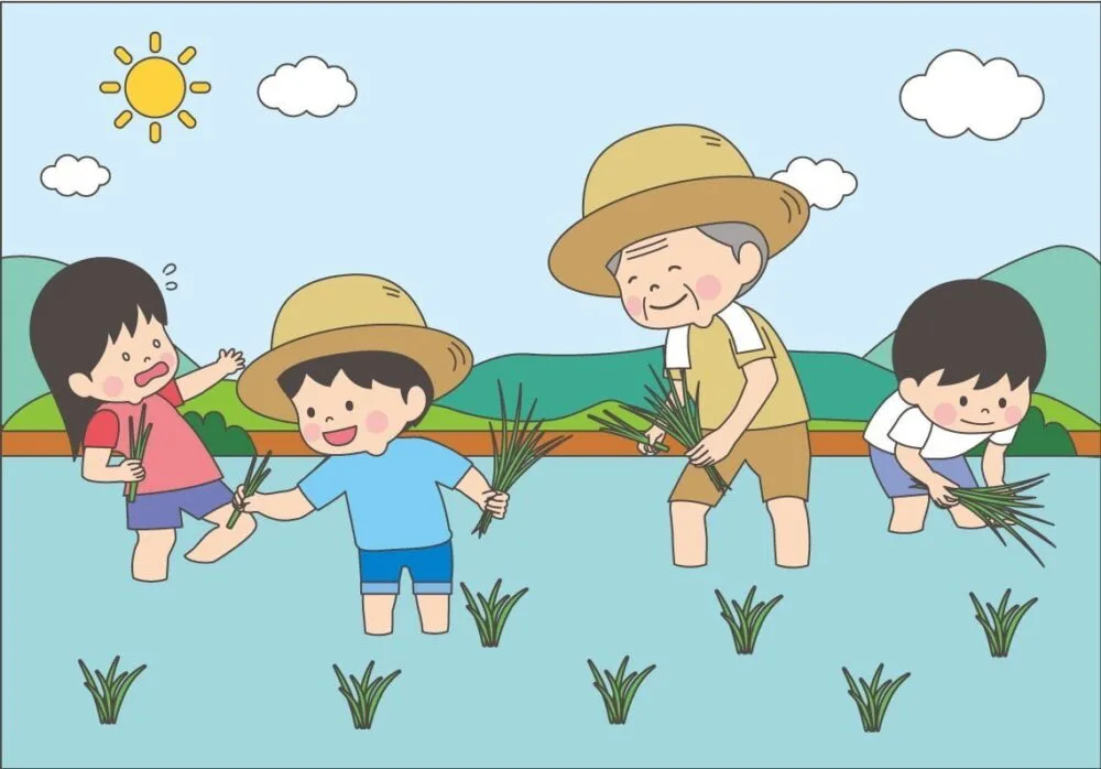 ゆるくて可愛いおばあさんの無料 フリー イラストかわいい手描きの無料素材「てがきっず」保育園・小学校・介護施設にぴったりのフリー素材イラスト