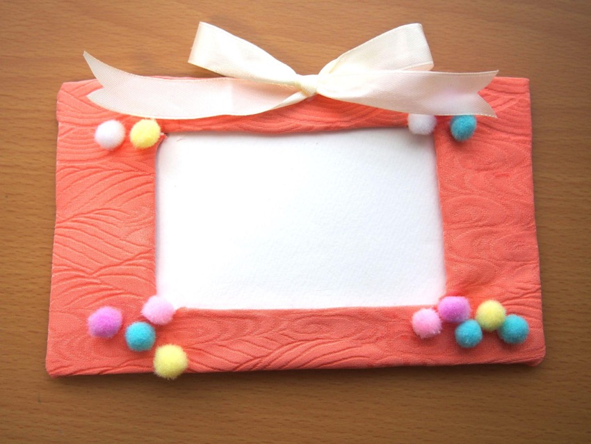 紙のフォトフレーム手作り