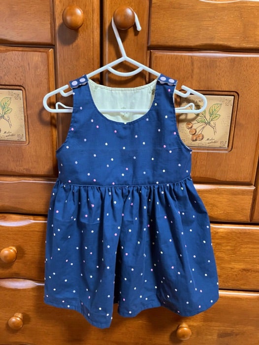 ジャンパースカート １２０ｃｍの作り方子供服ベビー・キッズ アトリエハンドメイドレシピ 作り方 と手作り情報サイト