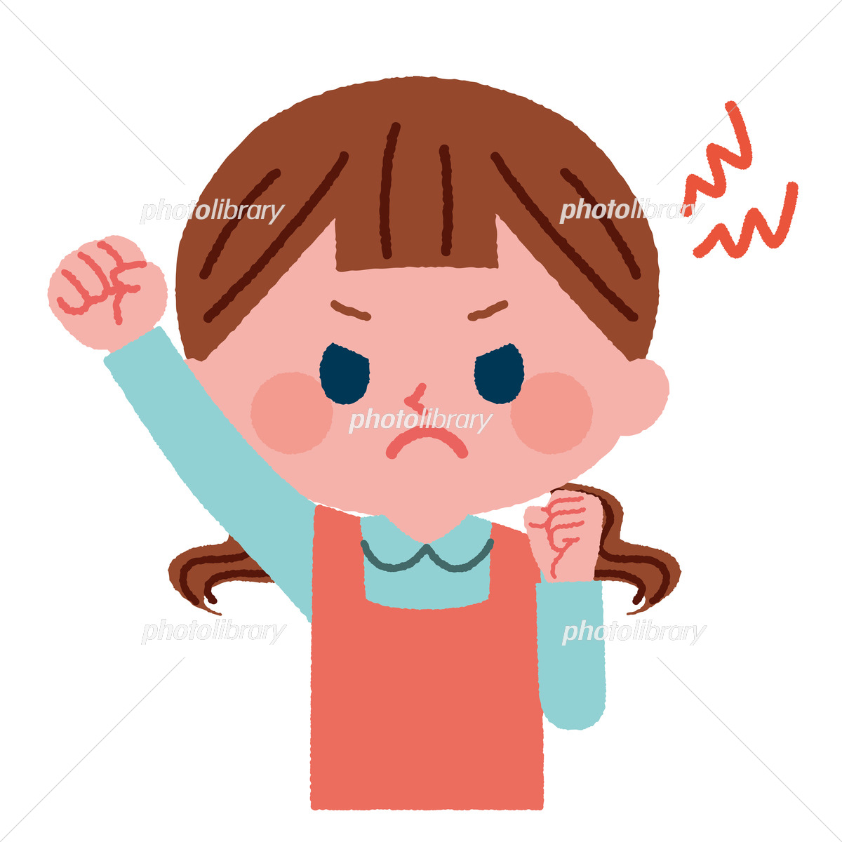 怒る女性 写真素材6853138- フォトライブラリ