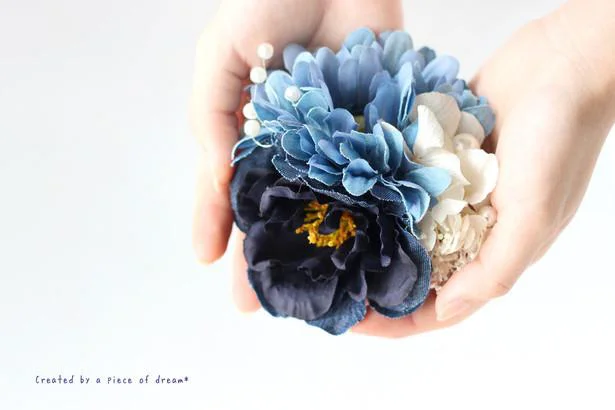 100均材料で本格手作りコサージュ！ : トイレのうず ブログ