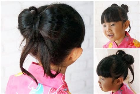 子供にやってあげたい浴衣ヘア♡忙しいママでもできる簡単ヘアアレンジ