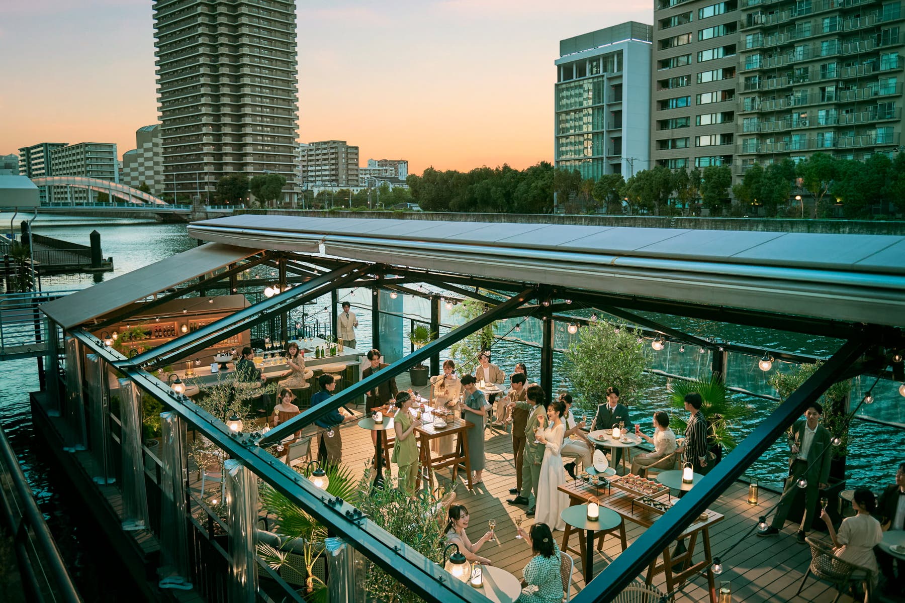 ウェディングパーティーレポートザ ナンザンハウス THE NANZAN HOUSE結婚式 ウェディング プレ花嫁