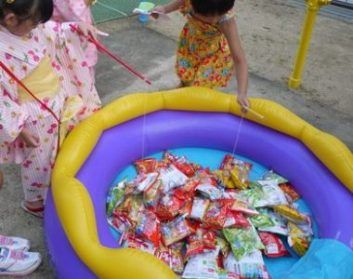 夏祭り🍉キンダーガーデンこばと