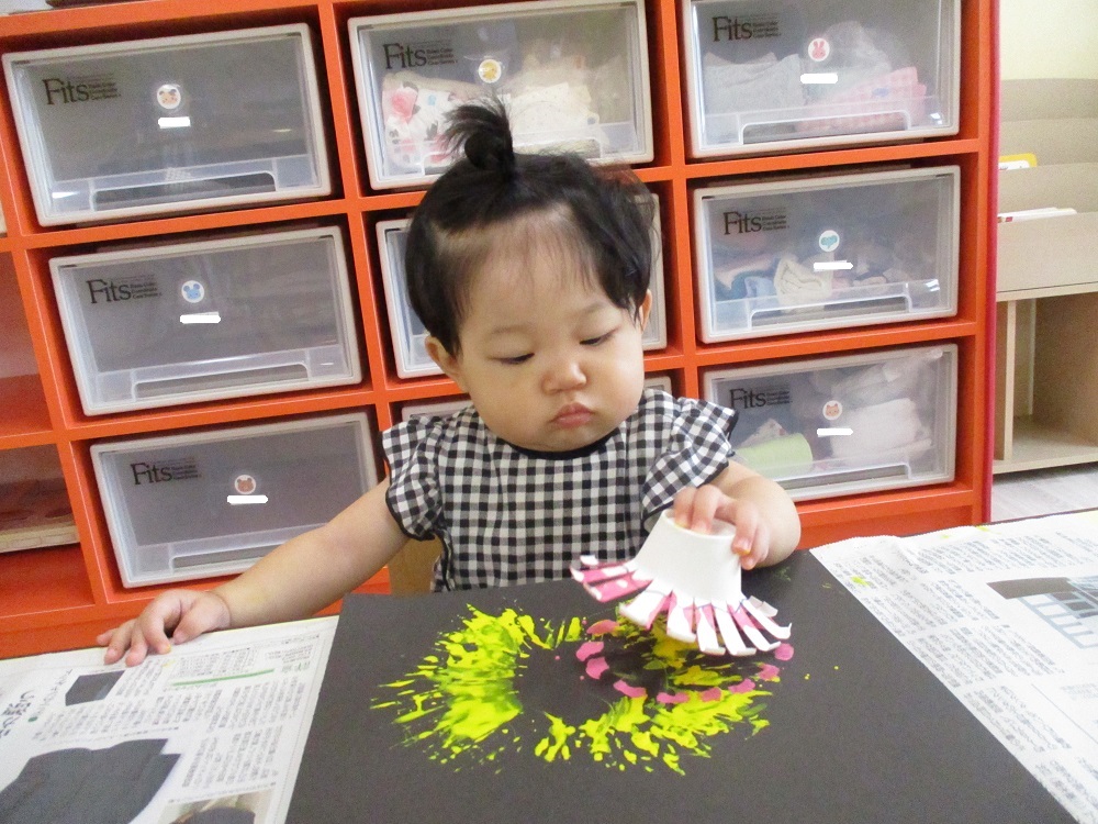 8月の製作かたつむり保育園