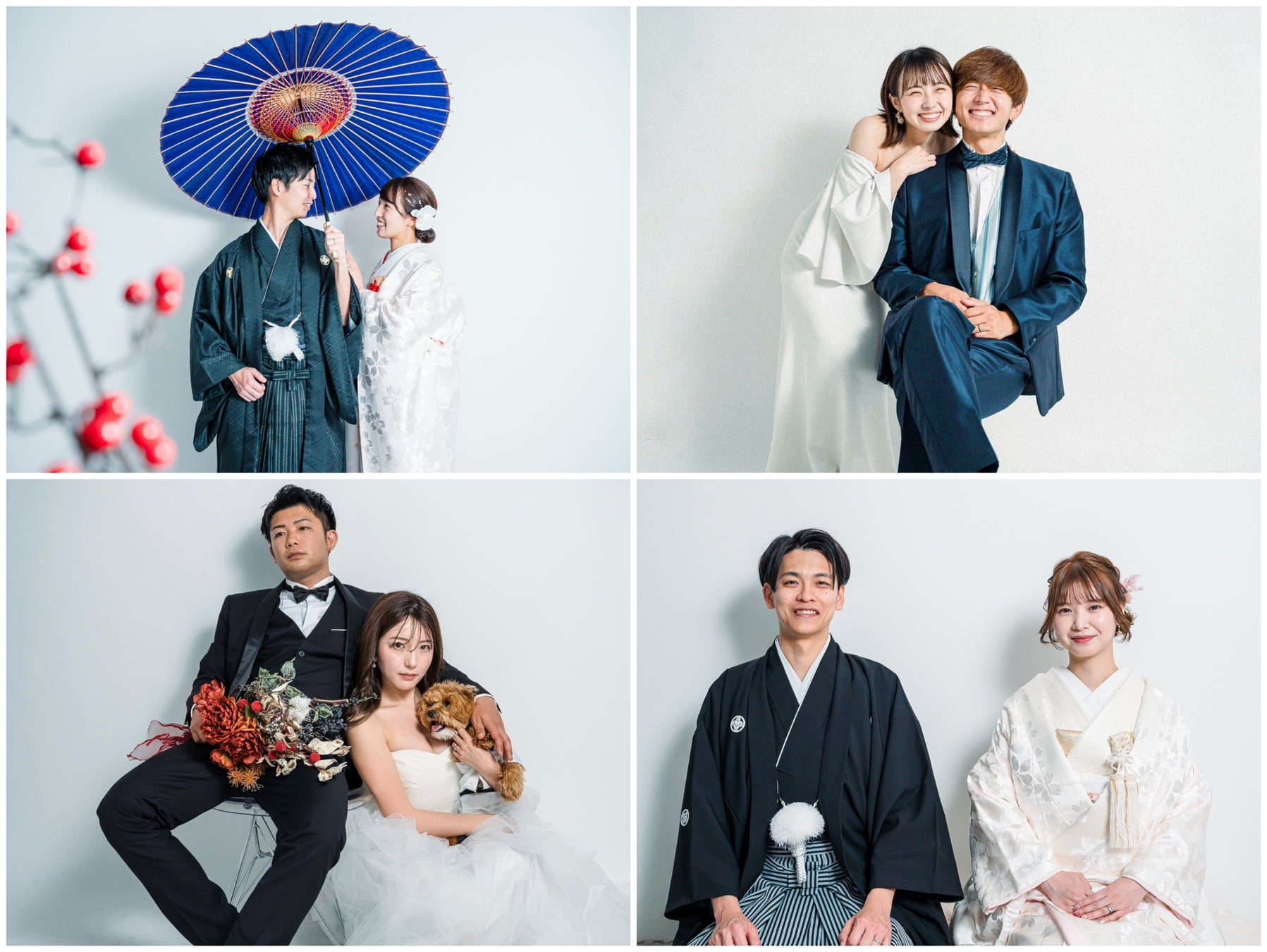 和装とドレスでフォトウェディング・前撮り・結婚写真フォトメゾンエクラン 新宿店