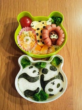 小学校遠足弁当。 どうぶつおにぎり弁当！ : 料理研究家・阪下千恵のくらしいろいろ