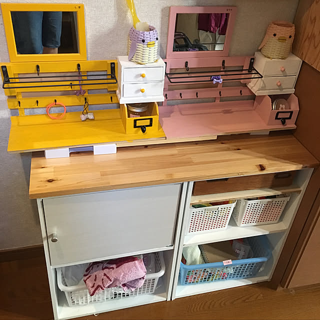 ダンボール製 ミニドレッサーキット 茶- KANETOAKIHO FOCTORYminne byGMOペパボ 国内最大級のハンドメイド・手作り 通販サイト