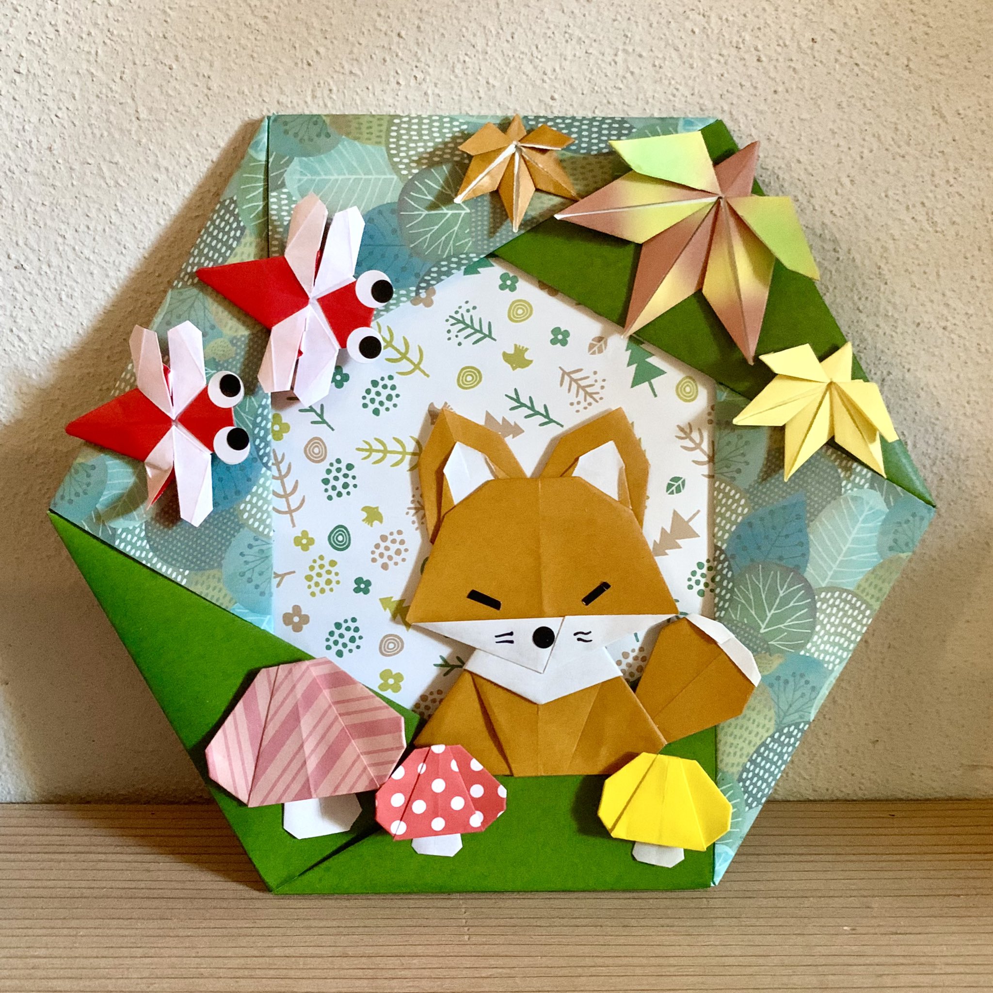 春のリース飾り創作折り紙 カミキィ