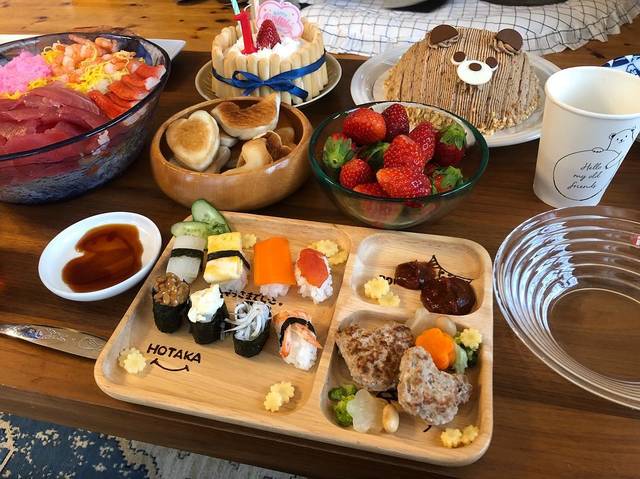 1歳の誕生日 アンパンマンプレート