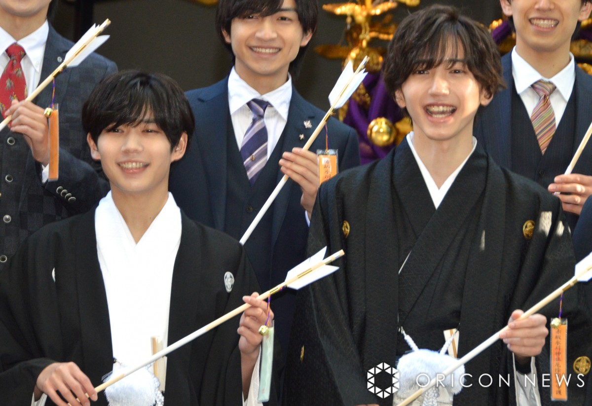 写真 なにわ男子・道枝駿佑＆長尾謙杜、ジャニーズ成人式でさらなる飛躍を誓う - エンタメ - ニュース クランクイン