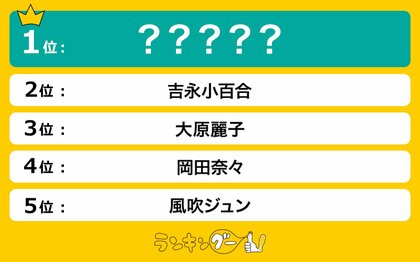 日本の女性俳優（女優）人気ランキング【1位から216位まで】2024年最新版