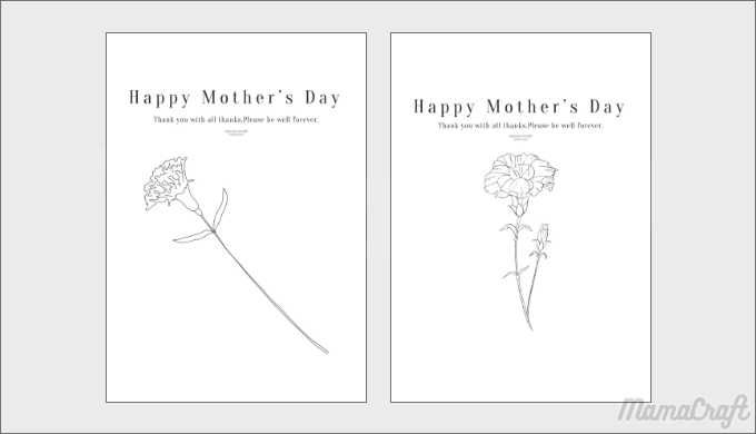 母の日手形アート カーネーション- unfleuriste's galleryminne byGMOペパボ 国内最大級の ハンドメイド・手作り通販サイト