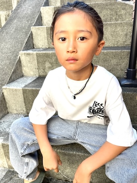 ロン毛の男の子」のキッズ人気ファッションコーディネート 髪型：ロングヘアー- WEAR