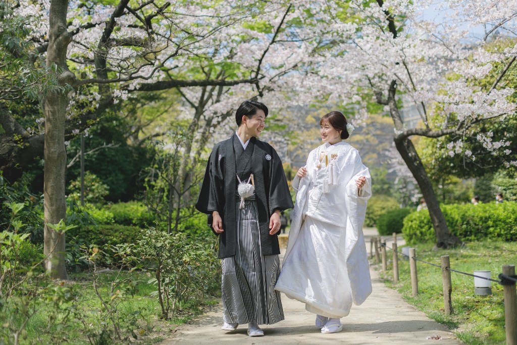 和装２着プラン・スタジオ撮影大阪で結婚式前撮り・フォトウェディングならスタジオフォトパーク