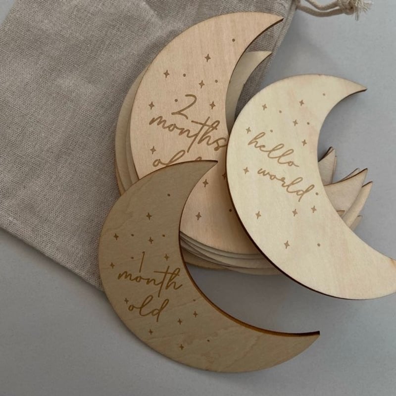 月齢カード マンスリーカード生後0歳からの思い出づくりコイデカメラで写真プリント