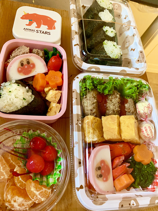 親子遠足のお弁当しろたんのママ日記