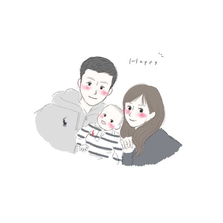 家と家族：イラスト無料