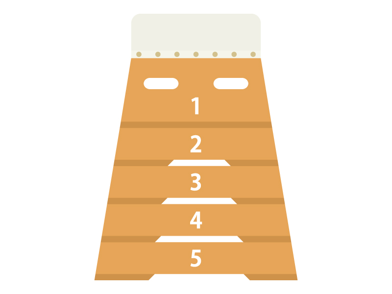 跳び箱を飛んでいるイラスト02イラスト無料・かわいいテンプレート