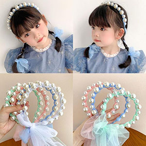 送料無料 カチューシャ 女の子 子供用 キッズ ヘアアクセサリー 髪留め 髪飾り まとめ髪 ヘアアレンジ フェイクパール リボン 花柄 フラワーかわいい おしゃれ お出かけPlus Nao