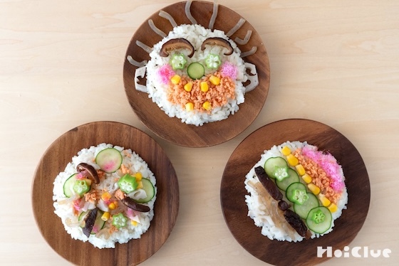 次女Maco2歳BD★鮭と野菜のちらし寿司