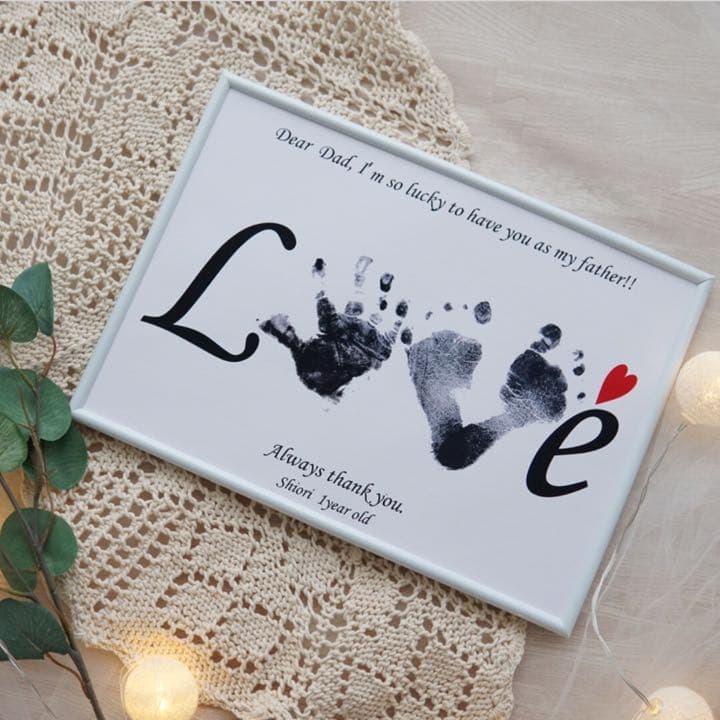 父の日の手形足形アートはぴはぴ：横浜・川崎ママのためのフリーマガジン