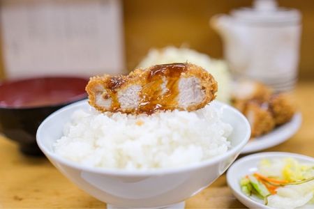 にいがた あかね屋 ねこにごはんの「ハンバーグ丼」 高田馬場ランチ情報