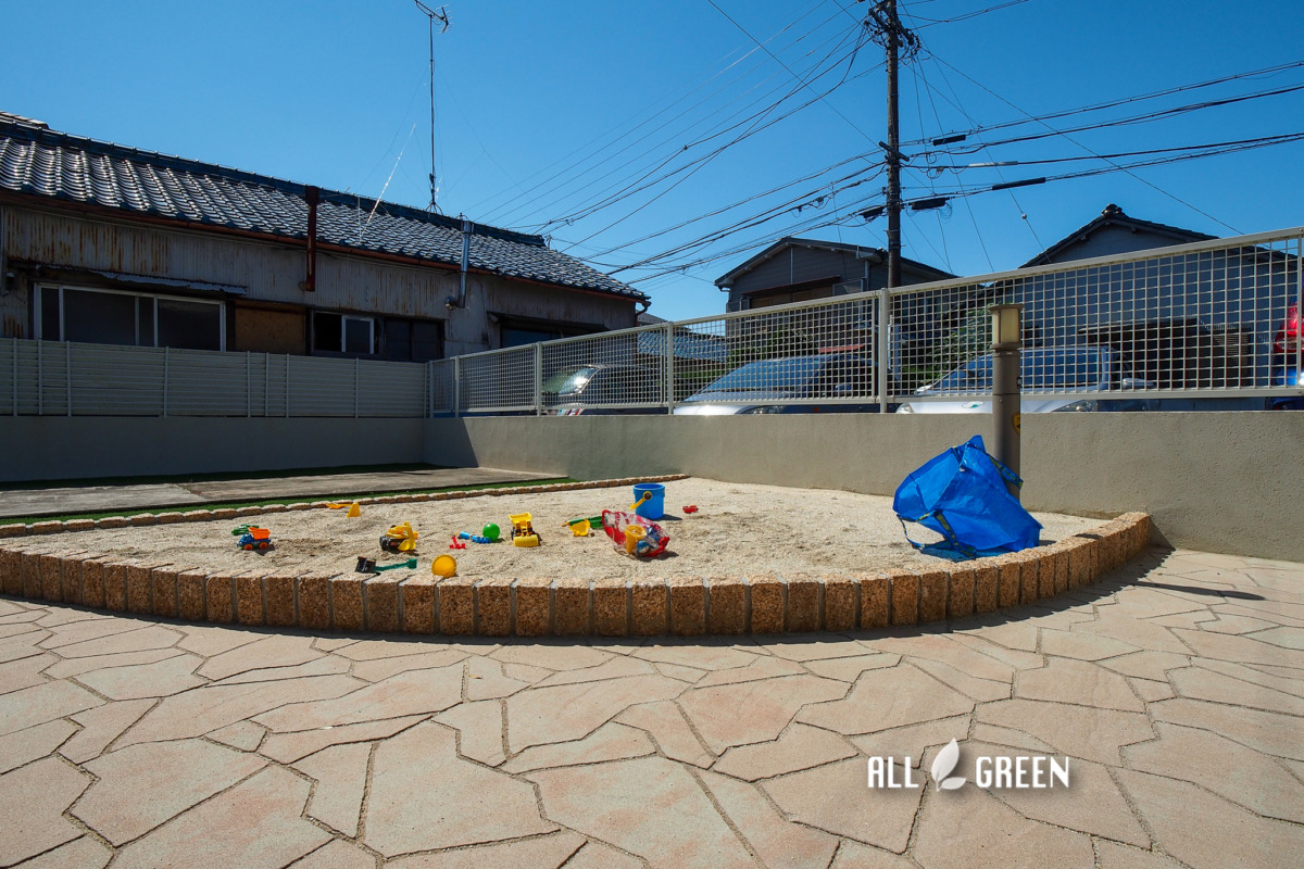 DIY4～砂場の作り方～ジェイウッド宇都宮店スタッフブログ住むほどに愛着のわくジェイウッドの家