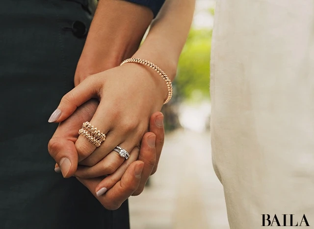 カルティエで重ねづけ♡「婚約指輪+結婚指輪」のリングレイヤード図鑑