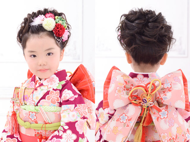 Kids 5分で出来る！七五三ヘアアレンジ！アップスタイル キャサリンコテージ @catherinecottage