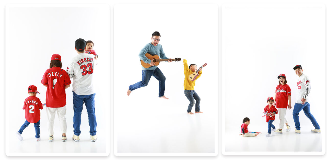 撮影もアイディアをたくさん出してくれる」リピーター様の家族写真撮影OurPhoto アワーフォト