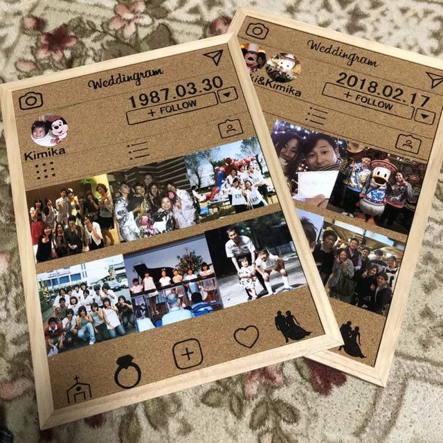 新郎新婦に結婚式の思い出をプレゼントしよう！お祝いメッセージ付きアルバム 手作りアルバムアルバムキッチン