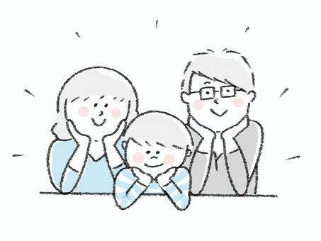 ベクターイラスト。家族の手書きの文字が先に来る。バナー、グリーティングカード、はがき、招待状、パーティー、ポスター、印刷、またはウェブ製品用のテンプレート。白い背景にオブジェクト。」のベクター画像素材 ロイヤリティフリー1652384983Shutterstock