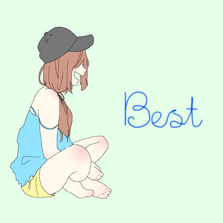 バレないペア画フリー素材byうごイラ