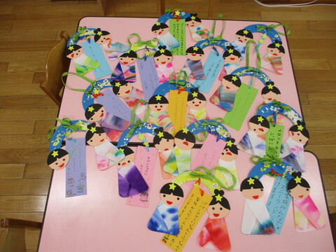 七夕製作🎋 今回は幼児向けです👧👦 明日は乳児向けを投稿します！七夕製作 7月製作 6月製作 保育製作 保育園製作 七夕飾り 七夕飾り製作