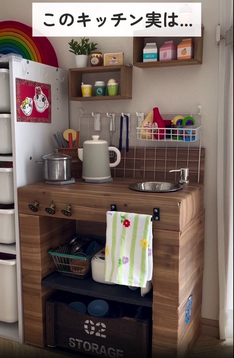 誰でも高クオリティ！ままごとキッチンをDIYしよう！ 図面あり