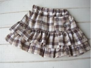 無料型紙「たちまちショートパンツ」のフリルスカート風アレンジ方法生地屋ぬのとくらしと