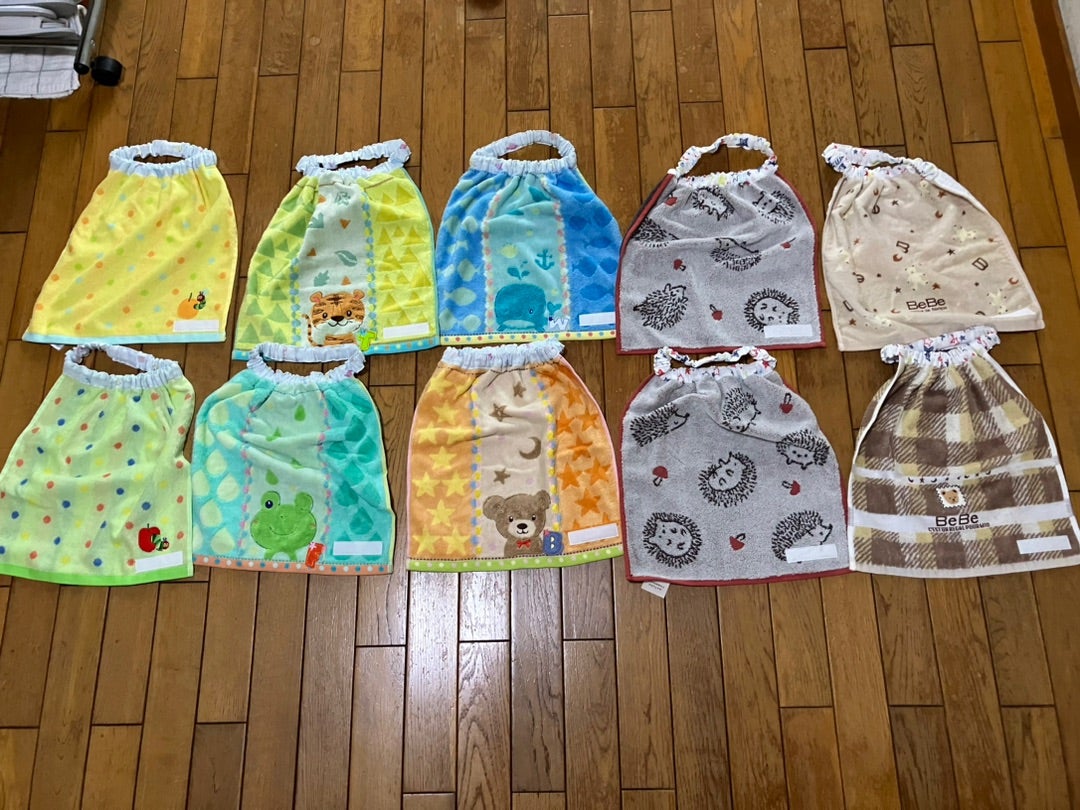 リバーシブル『ゲンガー＆新幹線 子ども用エプロン 100㎝ 』を作ってみた - 照り焼きチキンのちまちま手作りブログ