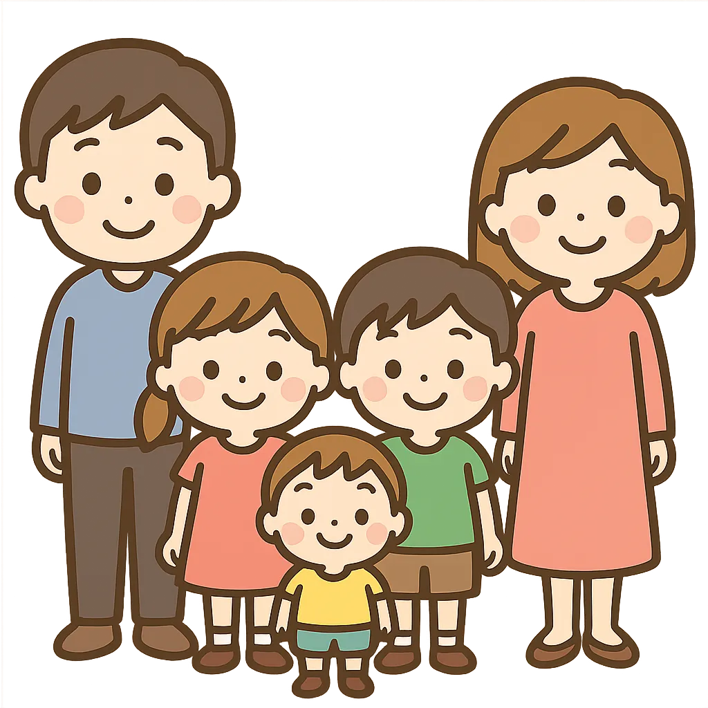 写真スタジオのイラスト 家族かわいいフリー素材集 いらすとや
