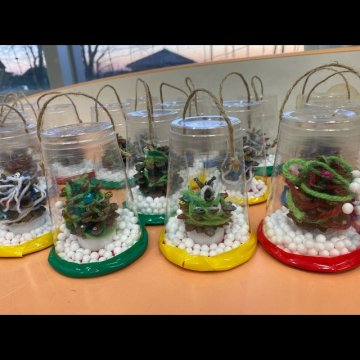 おうち工作 100均材料で簡単スノードームを作ろう！&あんふぁん