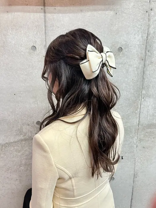 小学校の入学式に似合う髪型！ ハーフアップ- YouTube